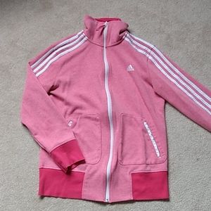 Adidas pink zipup